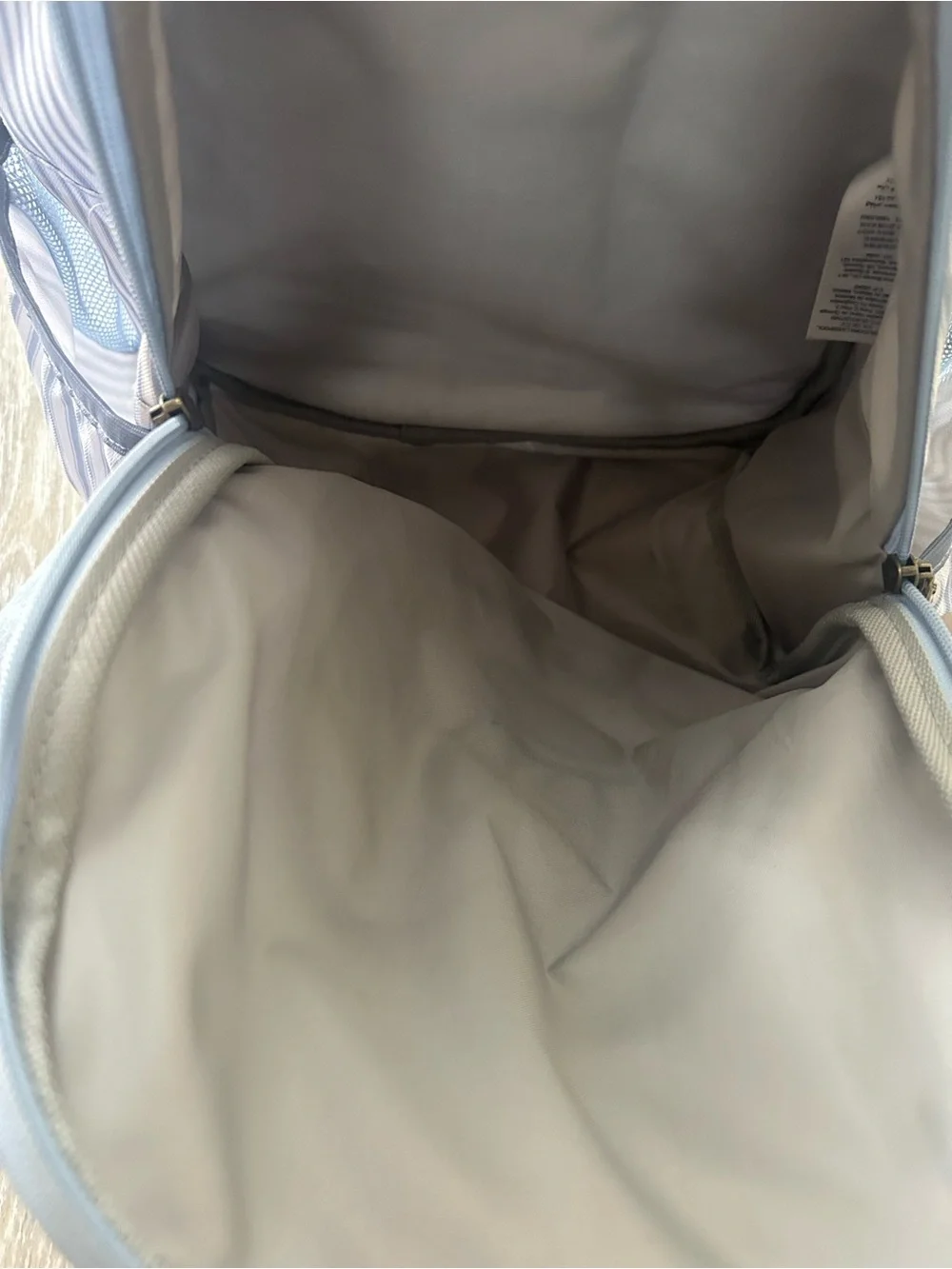 Pottery Barn Kids light blue Mickey Face Backpack -